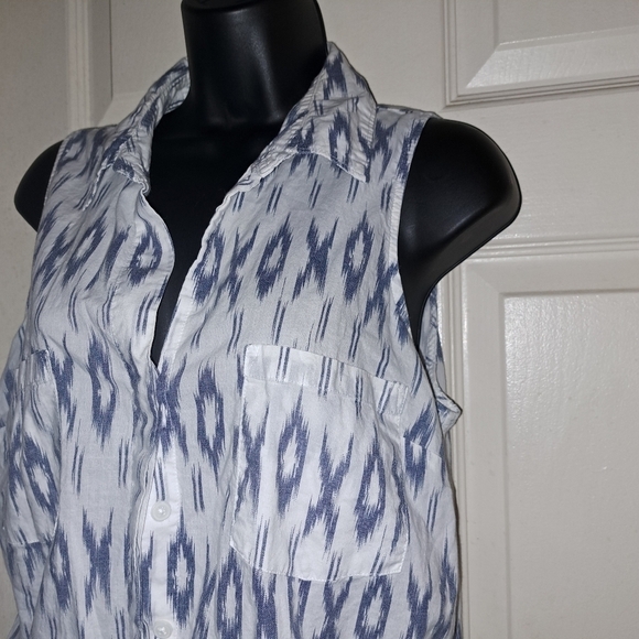 Faded Glory X and O Print tank top size medium - Picture 2 of 5